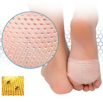 모노폴리 벌집 앞꿈치 발바닥 실리콘 보호패드 풋깔창 뒤꿈치, 1set