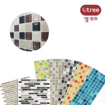 타일 베란다 bb2631 DIY 선물 도매 현관타일 사무실 바닥셀프시공 데코타일 주방, 올리브믹스_스퀘어타일시트