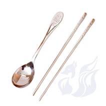 삼미호 아동 수저 1벌 강아지 아동수저세트 어린이수저 짧은젓가락 아이숟가락 어린이수저세트 유아수저 아기수저 유아식기 어린이은수저