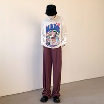 야드팬츠 그 뜻을 식 부륵 이와 같다 캐쥬얼 서 바지남자 고퀄리티 감각 와이드 루즈핏 KK388 P65 4993524175