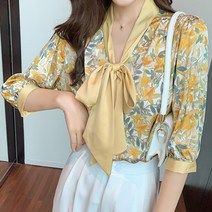 포플러앤씨 멜로즈 플라워 블라우스