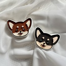 다다룸 치와와 강아지석고방향제 애견 차량용 자석용 선물 퇴사 기업 돌 답례품 반려견, 차량용 롱클립, 다우니프레쉬