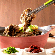 오리지날 하얀감자탕 고기많은 뼈해장국 3kg 4인용 다데기포함, 3팩