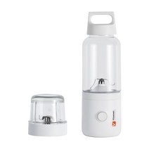 미니제빙기 Vitamer-2 인 1 미니 휴대용 전기 주서 커피 그라인더 블렌더 분리형 베이스 다기능 과일 믹서, 01 2 IN 1