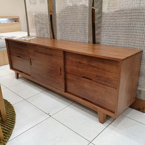 가구파는아빠 더디자인 참죽나무 원목 거실장 2000