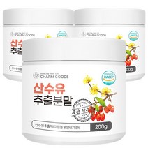 [참굿즈] 국산 산수유 추출분말 200g 3통, 3개