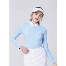 신축성 야외 스포츠 골프 의류 여성용 내마모성 상의 긴 소매 봄가을