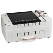 양꼬치 기계 구이 220V 2 층 바베큐 꼬치 기계 가정용 그릴 자동 비 스틱 프라이팬