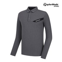 [테일러메이드] 남성 배색 카라 티셔츠 TMTYK3342-193