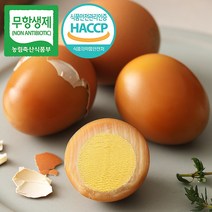 행복란] 무항생제 인증 구운계란 (대란) HACCP인증 무살충제 군계란 훈제란 훈제계란, 1판, 구운계란 30구