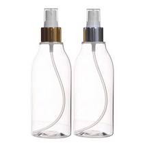 금속스프레이용기 120ml 150ml 200ml 250ml 300ml 500ml 미스트 공병 화장품 소분 용기, 1개, 200ml(F)투명 실버캡