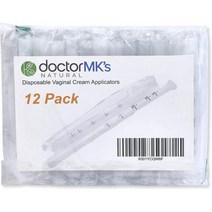 여성갱년기영양제 에스트로겐 일회용 질 도포기25팩 Premarin Estrace 젤 기타 여러 크림에 Doctor MKs의 개별 포장된 도포기 량 표시, 12팩 량 표시