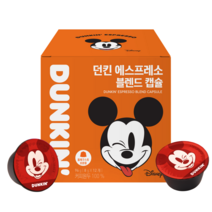 던킨도너츠 디즈니 에스프레소 블렌드 캡슐커피 12개입 (돌체구스토용)
