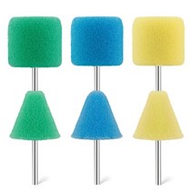 무선광택기 차량용 광택기 spta 자동 디테일링 연마 버핑 패드 미니 버핑 연마 패드 키트 자동차 디테일 폴리셔 패드 자동차 휠 헤드라이트, 6pc 믹스, 1 세트