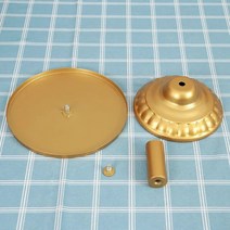 애프터눈 티 트레이 케이크 스탠드 디저트 단조 다리미 생일 파티 홈 디스플레이 과일 접시 8 인치 10 12, 2.골든  10인치