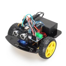 2WD 스마트 자동화 로봇 자동차 아두이노 프로그래밍 스타터용 와이파이 전자 ESP8266 ESP12E D1