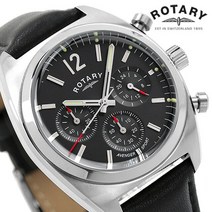 \2000엔OFF 쿠폰&점내 포인트 최대 48배/ 로타리 AVENGER SPORT 쿼츠 손목시계 맨즈 크로노그래프 가죽 벨트 ROTARY GS0548565
