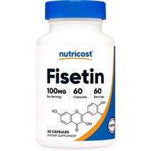 뉴트리코스트 피세틴 100mg 60캡슐 약 2개월분, 상품선택