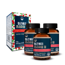 웰리즈 링곤베리 퓨레 프리미엄정 500mg X 60정, 3개(6개월분) 180정