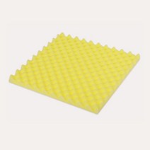 방음벽 방음 스펀지 차음제 흡음제 녹음실 셀프방음 실내 접착식 흡음판, Yellow, 2cm