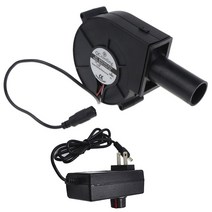 난로용 EU 플러그 바베큐 팬 12V 2.5A 5500RPM 공기 터보 송풍기 피크닉 캠핑 화재 숯 스타터 요리 도구, 09 US-26MM-S