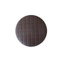 Levoberg 원형 스툴 쿠션 인조 가죽 바툴 의자 커버 탄성이 있는 15.74인치 블랙 격자, Brown Lattice, 30cm/11.8inch