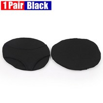 1쌍의 중족골 패드 앞발의 통증 모튼 신경종 발바닥 사마귀 옥수수 참사염을 위한 발 쿠션 볼, 01 black_01 M