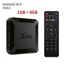 셋톱박스 X96q-스마트 TV 박스 안드로이드 10 Allwinner H313 셋톱 2.4G 와이파이 구글 HD 1G8G 3D 비디, 01 5pcs 1GB 8GB_04 Au 플러그