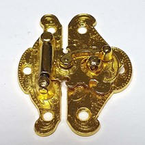 장식 걸고리 M (금색)/ 문고리 상자 옷장 옛날잠금장치 전통민속장식 목공예재료 고가구수리보수 diy