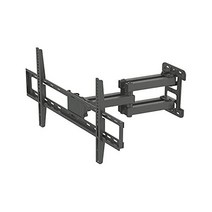 Monoprice Titan 시리즈 풀 모션 관절형 TV 벽 마운트 브래킷 최대 177.8cm70인치 무게 44.9kg150파운드 VESA 패턴 600x400 회전 블랙, Bracket