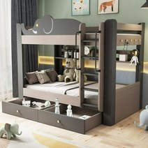 유아용2층침대 2층 남매침대 책상침대 자매 어린이, 05.2층침대+책상