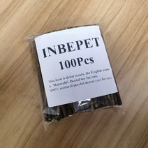 고양이 장난감1015202550100pc 천연 matatabi 애완 동물 고양이 간식, 100개, 120mm x 3-6mm