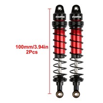 INJORA-알루미늄 충격 흡수 장치 90/100/110/120mm 댐퍼 1/10 RC 크롤러 자동차 Axial SCX10 90046 Capra AXI231017 TRX-4 Gen, [02] BZ-04BR 2pcs 100mm, 02 BZ-04BR 2pcs 100mm