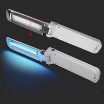 스마트폰살균기 핸드폰살균기 휴대폰살균기 다기능 휴대 전화 uv 소독 램프 배터리 충전 휴대용 살균 uvc 살균 램프 소독, 01 WHITE