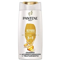 유럽 샴푸 Pantene Pro-V Cuidado Clásico 3 en 1 Champú Acondicionador y Tratamiento - 675 ml 대용량, 수리하기