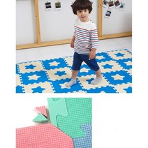 층간소음 EVA 퍼즐매트 어린이 유치원 놀이방 낙상예방 북유럽 실내운동