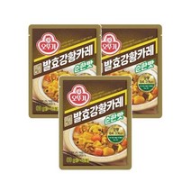오뚜기 백세발효강황카레 순한맛 대용량 식당 업소 자취 1인가구 80g, 3개