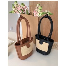 라탄 가방 숄더백 미니 포인트 여름 제주도 해외 니트 백 버킷백 왕골 네트 도트 원통 드래곤백