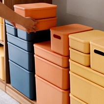 피피에프 더 컬러 리빙박스 다용도 수납 정리 팬트리 특대형02 38L, 화이트, 4개