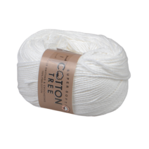 미소털실 코튼트리 100% 순면 뜨개실 사계절 털실, 01 화이트