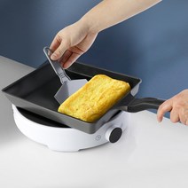 오브쿡스 인덕션 특대형 계란말이팬 + 전용뒤집개 / 사각 프라이팬 에그팬