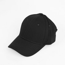 블랭크 밴딩 캡모자 블랙 무지 볼캡