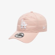 뉴에라 뉴에라 언스트럭쳐 MLB 베이직 워시드 LA 다저스 볼캡 로즈 / 12836221