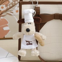 월리스 그로밋 플러시 키 체인 15cm 인형 열쇠 고리 키홀더, 03.요리사 그로밋