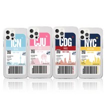 아이폰14 아이폰13 아이폰12 아이폰케이스 투명케이스 젤리케이스 여행티켓 투명젤리 휴대폰케이스