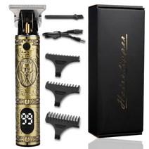 남자 이발기 트리머 바리깡 hair clippers 전문 헤어 커팅 머신 beard trimmer for men 이발소 전기 면도기 빈티지 t9 헤어 커터, 16
