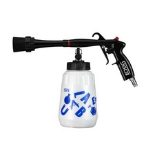 고압세척기 세차건SGCB 고압 자동차 청소 총 브러쉬 1000ML 알루미늄 합금 및 HDPE 워시 스프레이 병 클리, 04 EU connector