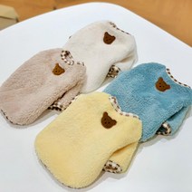 패션독 포그니 곰돌이 가디건 비글 강아지예쁜옷 시추 애완견 애견의류 반려견 치와와, 옐로우