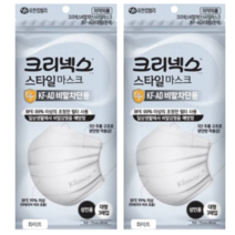 크리넥스 kf-ad 비말차단 마스크 대형 3매입, 3개입, 2팩, 화이트