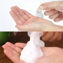 투명 사각 펌프용기 거품펌프 400ml